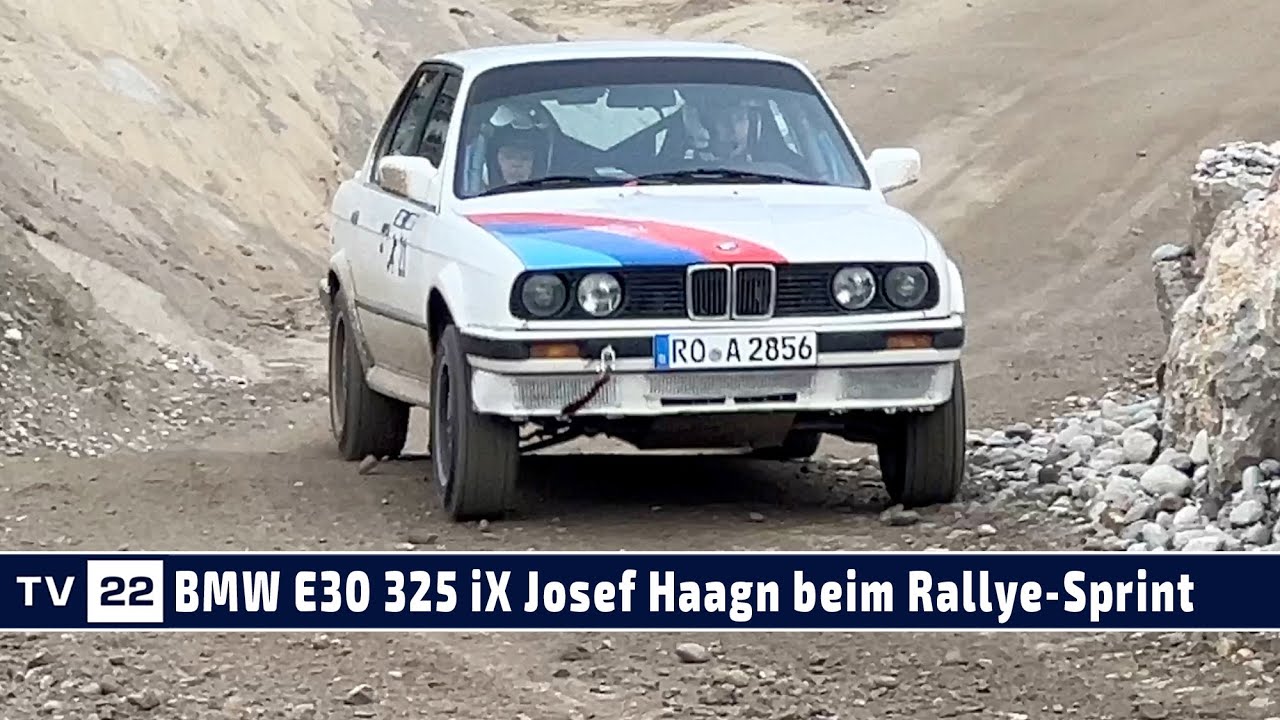 MOTOR TV22: Der BMW E30 325 iX mit Josef Haagn beim Schotter Rallye-Sprint 2024 in Freilassing