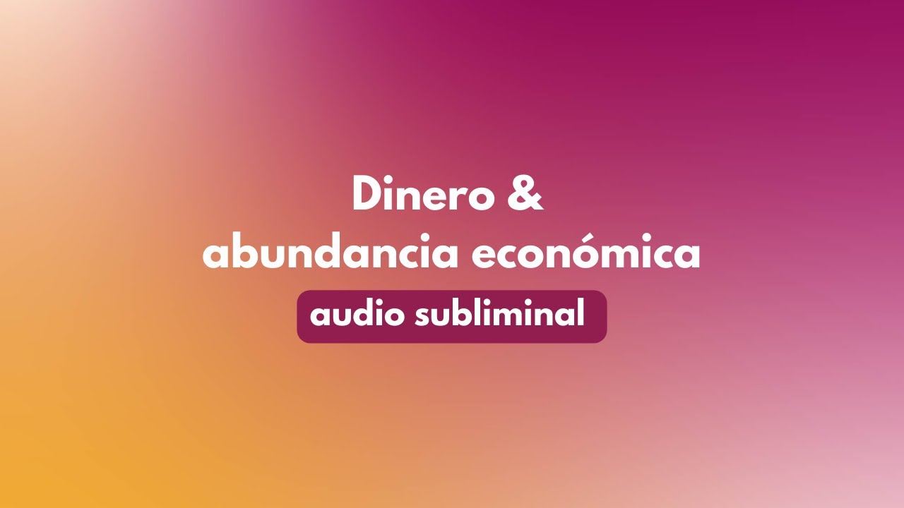 GRAN conexión con el DINERO y la ABUNDANCIA - 🎧 Audio subliminal SILENCIOSO (SUPER PODEROSO)