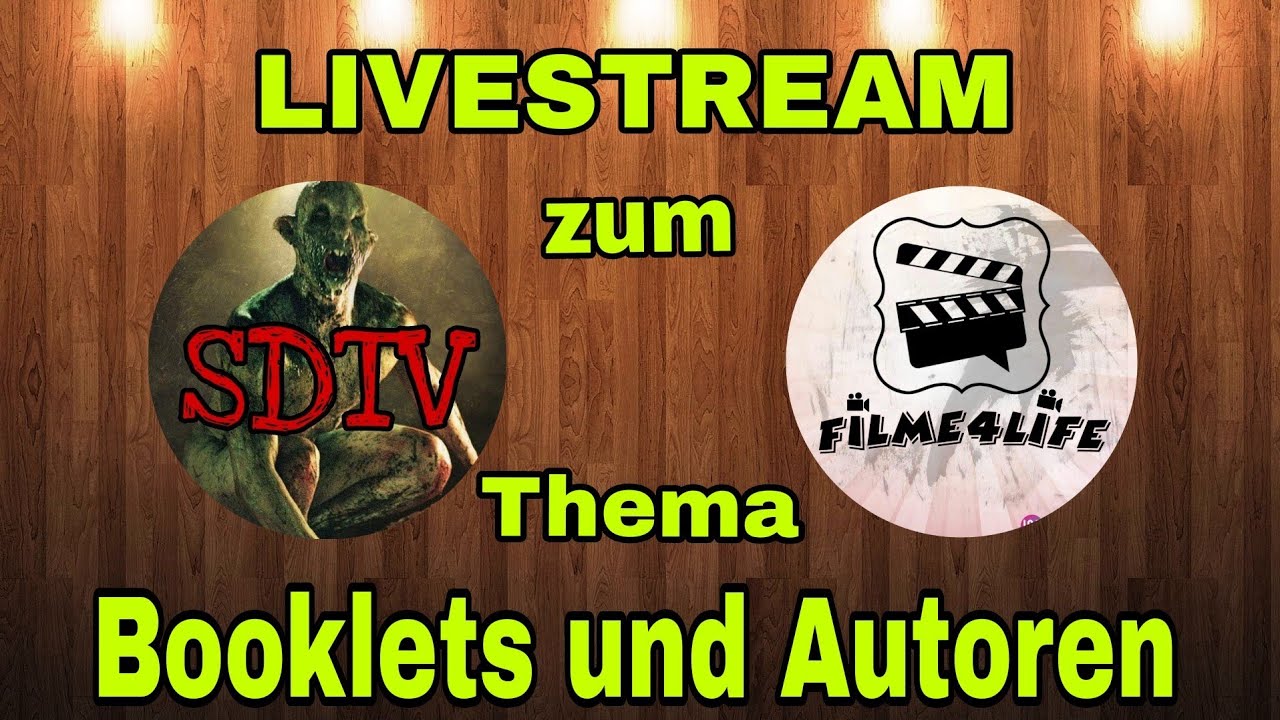 1. LIVESTREAM / Thema: Booklets und Autoren (mit Filme4Life)