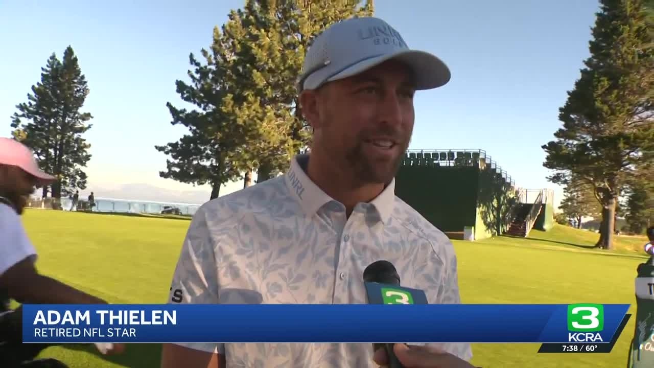 American Century Championship celebrity interview | Adam Thielen