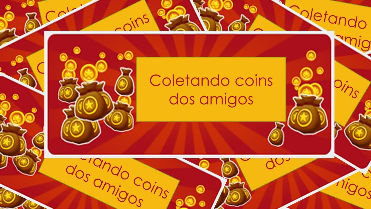 Subway Surfers - coletando coins dos amigos