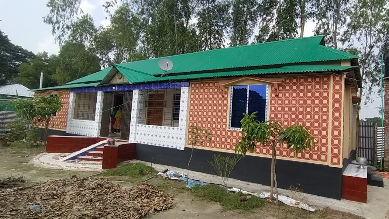 ২ ইউনিটের টিনশেড বাড়ির ডিজাইন ও খরচ ফ্লোর প্লান সহ বিস্তারিত | 2 unit tinshed house design and cost