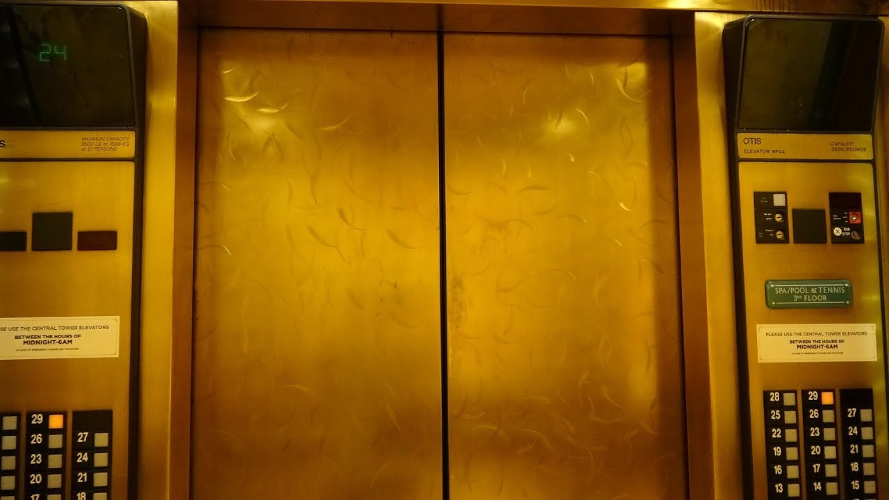 Beautiful Otis Elevonic 311M High-Speed Elevators at Westgate Resort & Casino in Las Vegas, NV.