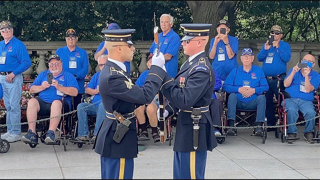 BEST 4K Changing of the Guard at Arlington National Cemetery in 4K, inspection close up. Perfection!