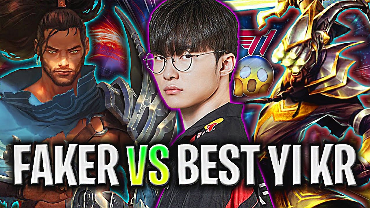 FAKER Picks YASUO vs BEST MASTER YI KOREA!😱INSANE! - T1 Faker Plays Yasuo Mid vs Master Yi Mid!