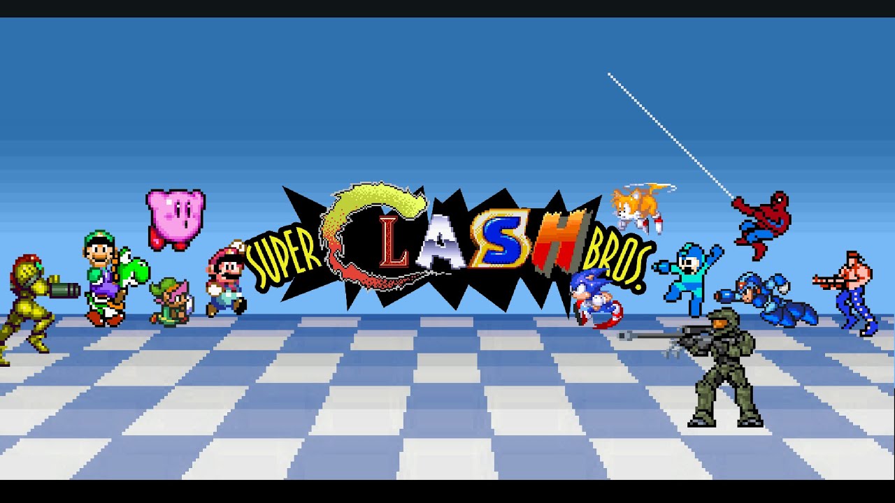 Probando Super Clash Bros De 1 Player