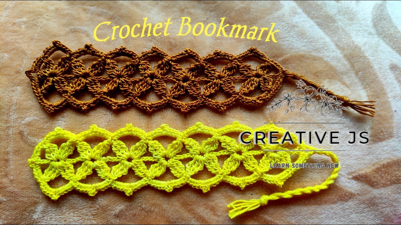 How To Make Crochet Bookmark | Crochet Bookmark Tutorial | Crochet Lace | ক্রুশে বুকমার্ক / লেইস