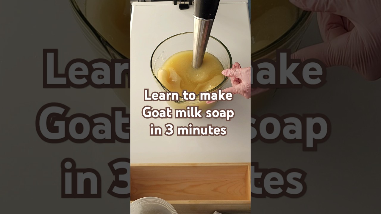 I make Goat milk soap at home and here is how! #handmade #soapmaking #howto #goatmilksoap