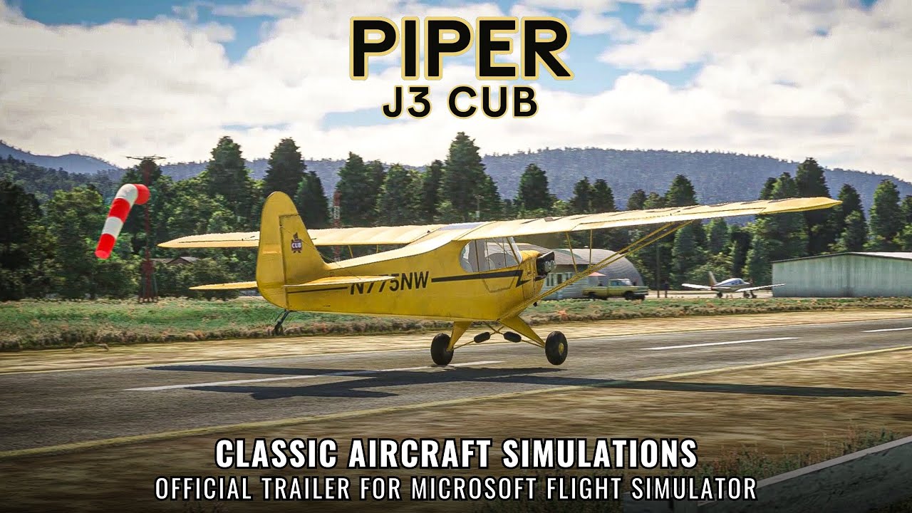 [TRAILER] 🛩️ Piper J3 Cub by Classic Aircraft Simulations | Flight Simulator