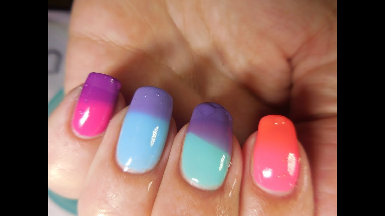 Color Club Thermal Swatches and Comparisons For QueenChaz