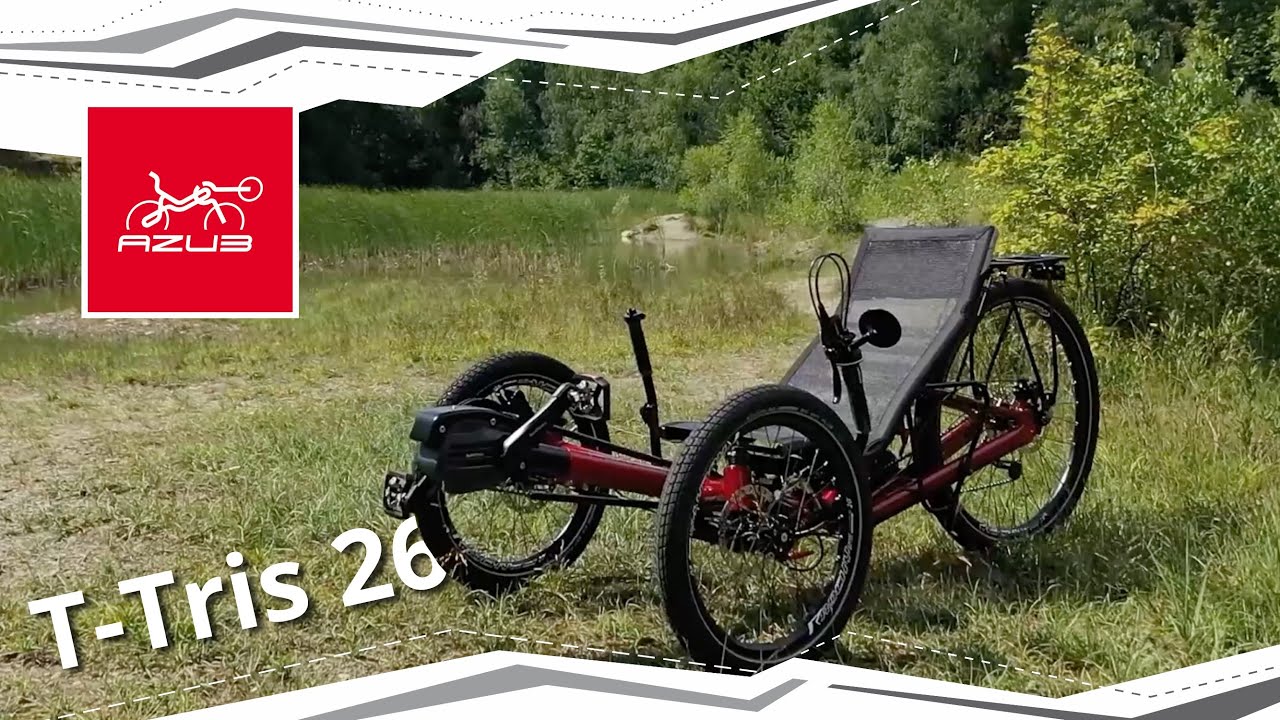 AZUB T-Tris 26 recumbent trike - overview