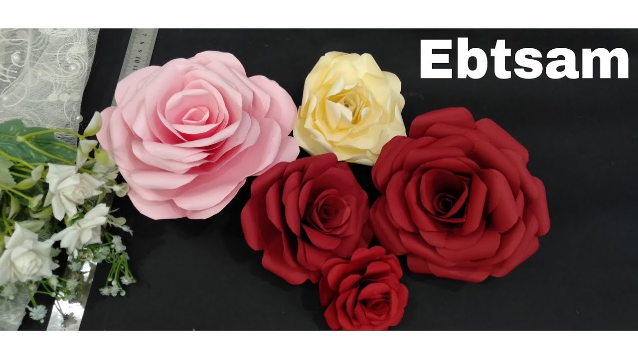 عمل ورده من ورق الكانسون 🌺❤️