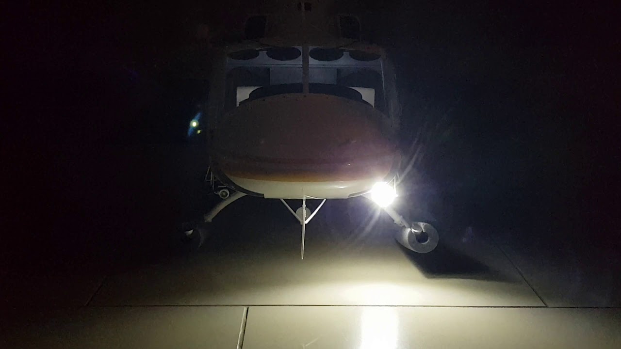Roban Bell 412 LAFD County - 3D printed lights in action