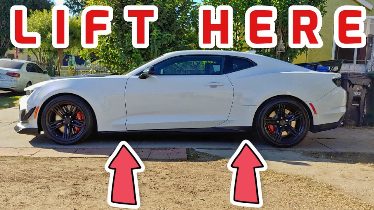 Точки подъема/домкрата для Camaro ZL1 1LE 6-го поколения **Дополнения ZL1**