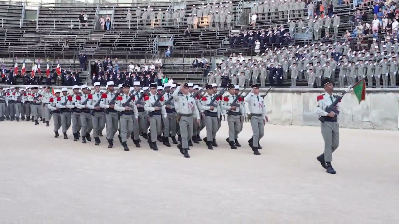 Défilé de Camerone le  30 avril 2025 aux Arènes de Nîmes