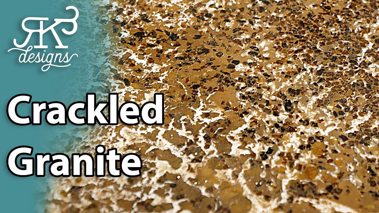 How To Make Crackled Granite With Epoxy | RK3 Designs