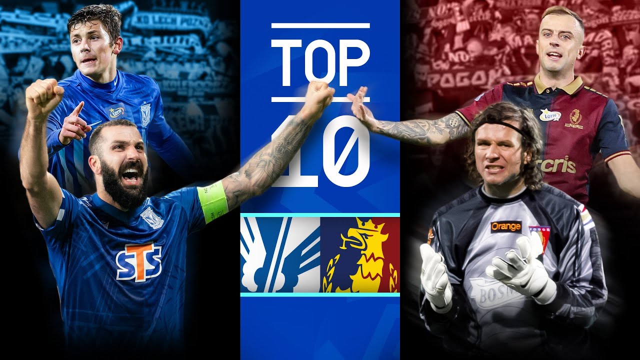 TOP 10: Lech - Pogoń | Kownacki, Ishak, Robak, Grosicki, Majdan | Ekstraklasa [Komentarz]