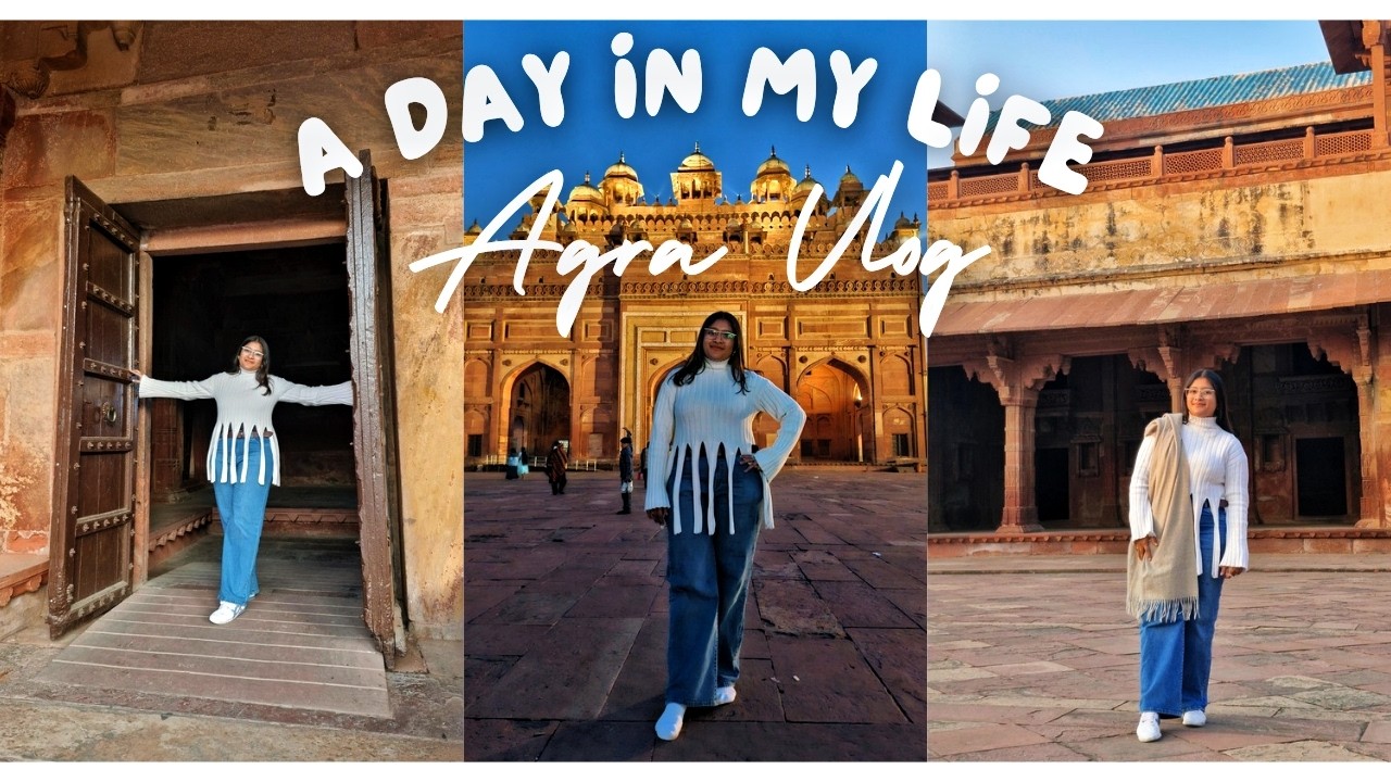 AGRA TRAVEL VLOG || FATEHPUR SIKRI KI KAHANI ❤️|| EXPLORE WITH AVU || VLOG - 25