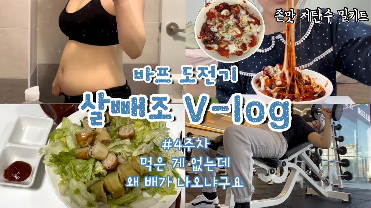 [바프다욧 브이로그#4] 다이어트 중에 생리 터지면 내 멘탈도 터지지🤯 호르몬에 놀아나지 말자ㅠㅠ🩸(feat.저탄수 밀키트 추천!)
