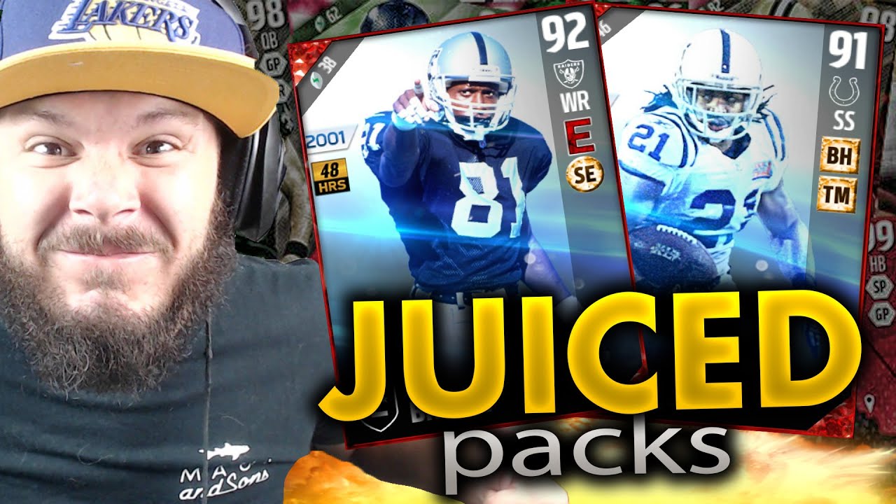 MY PACKS ARE JUICED OMFG!! LEGEND TIM BROWN - MADDEN 17 PACK OPENING