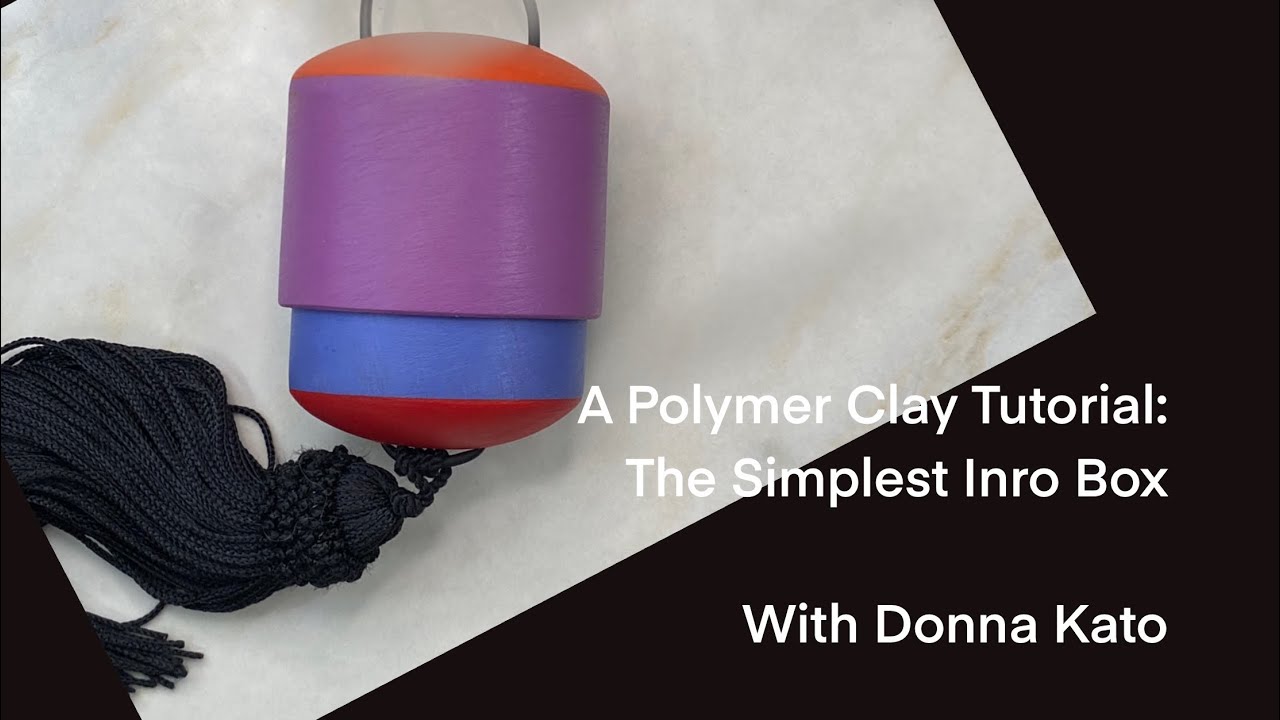 A Polymer Clay Tutorial: The Simplest Inro Box '