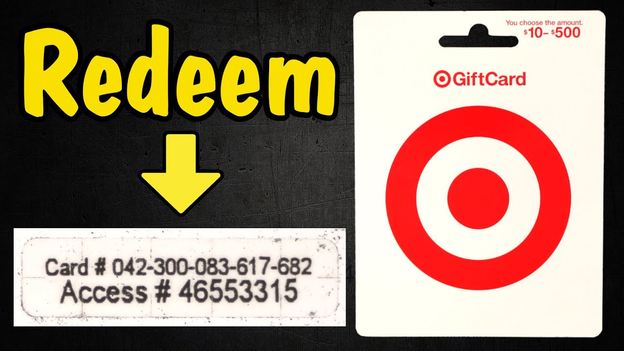 How to Redeem a Target Gift Card on Website (and Use It To Buy Something)