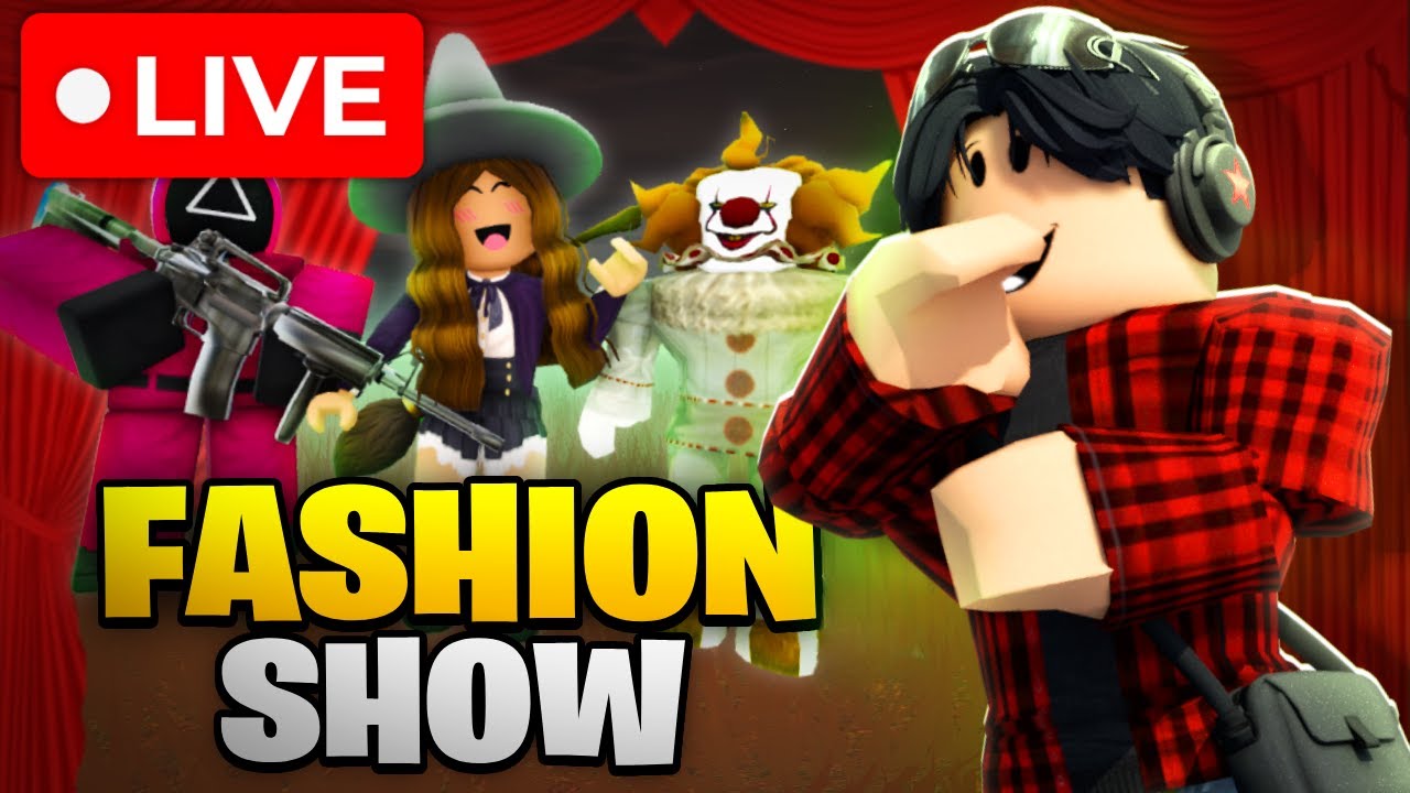 🔴LIVE - ROBLOX HALLOWEEN FASHION SHOW! (Winner Gets 500 Robux) *Check Description*