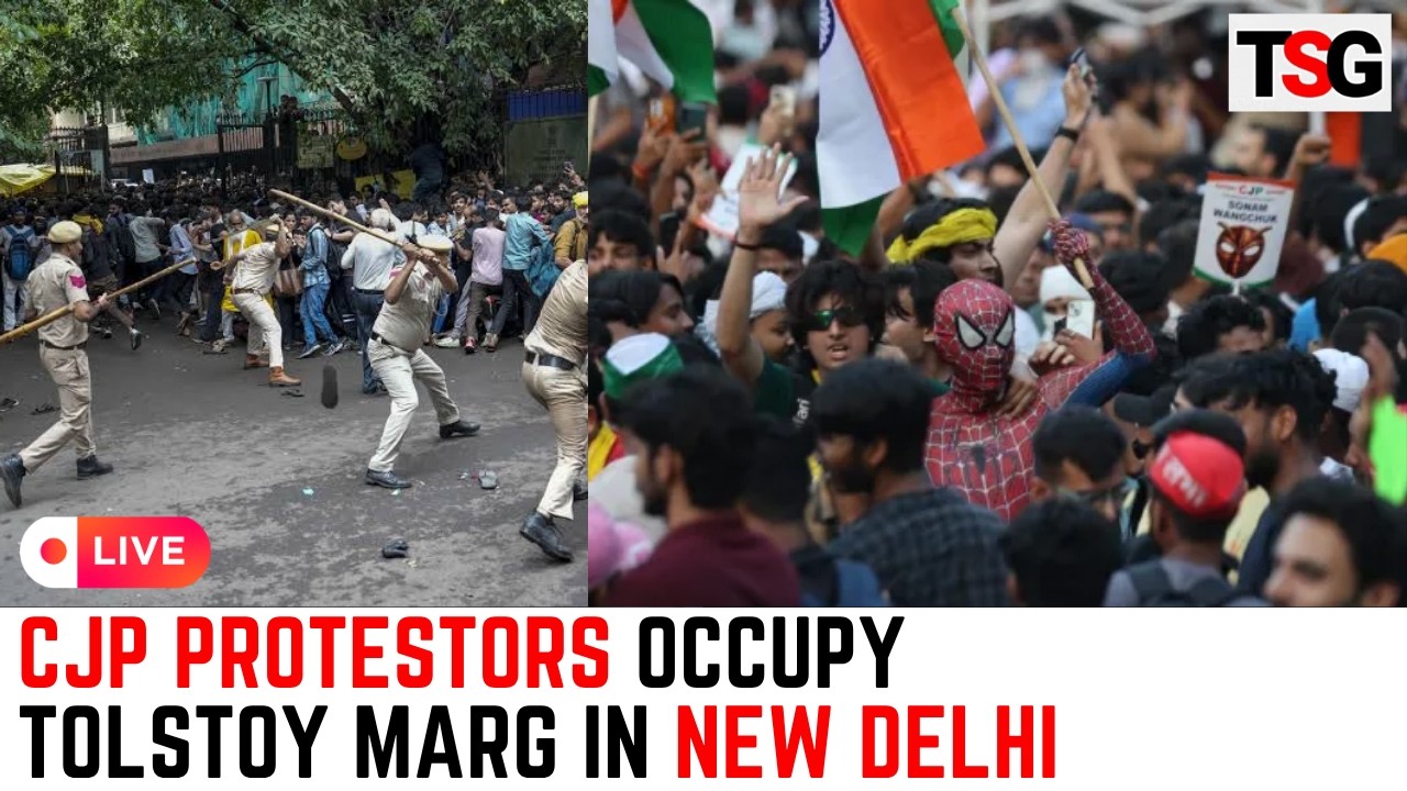 CJP Protests at Tolstoy Marg LIVE: Visuals Emerge From Tolstoy Marg in New Delhi | TSG
