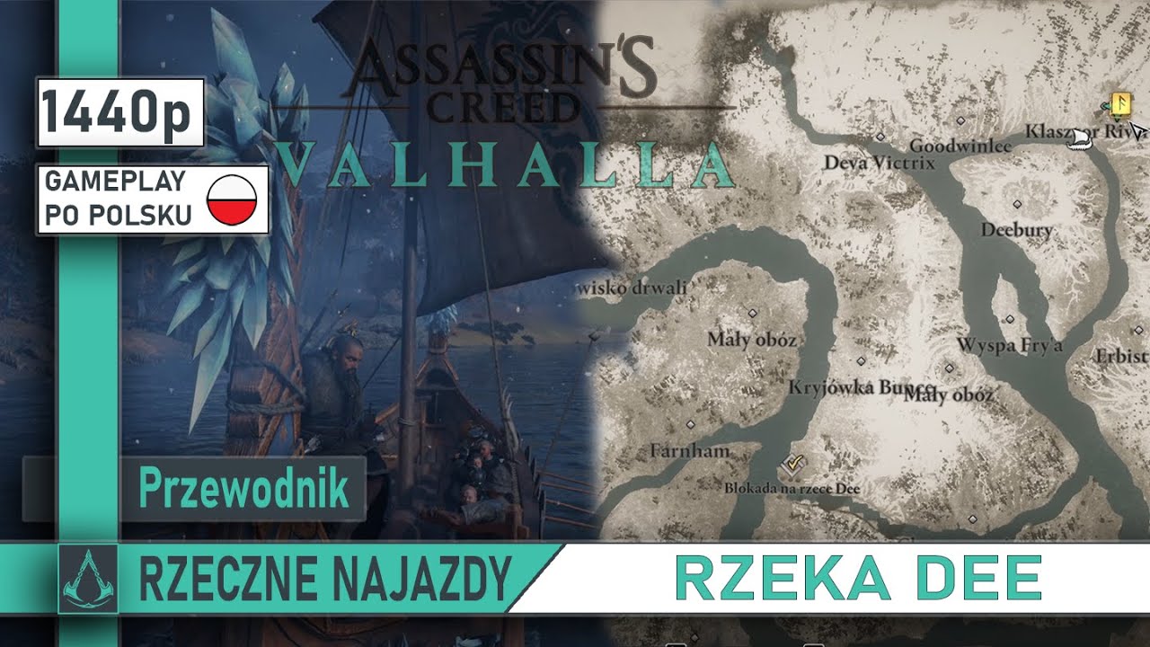 Rzeka Dee | Valhalla | Wszystkie lokacje | Księgi, Świety Jerzy | PRZEWODNIK | Assassin's Creed