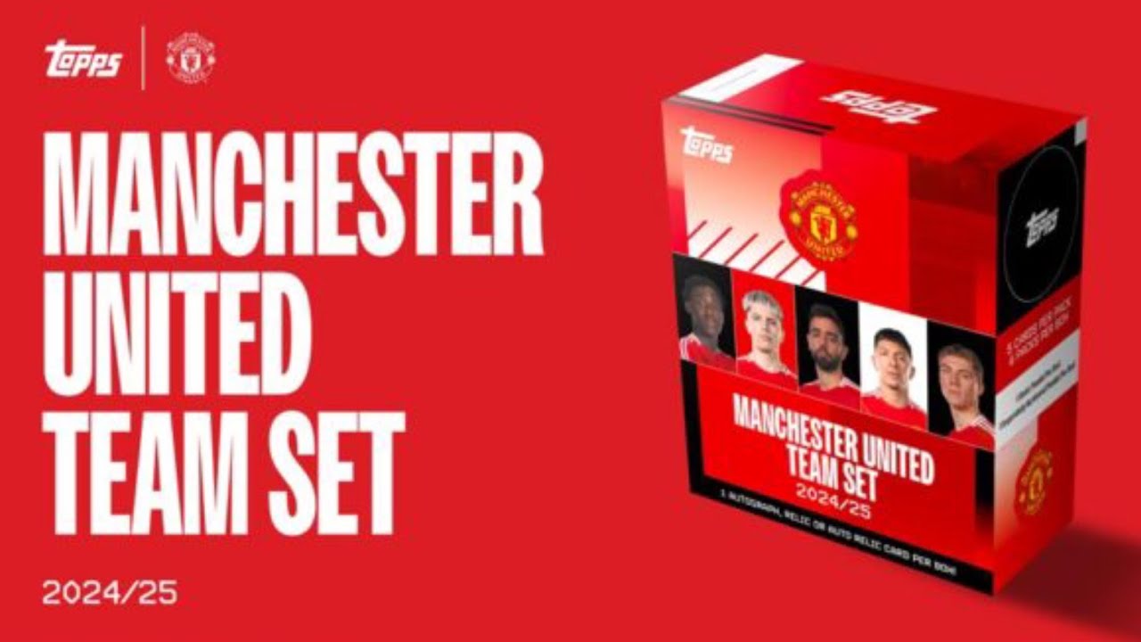 NEW Topps Manchester United Team Set 2024/2025