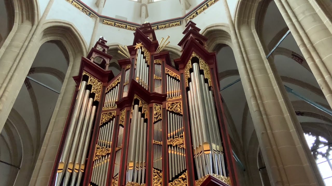 Triosonate VI BWV 530 J.S. Bach  - Gerben Budding  - Bovenkerk Kampen (NL)