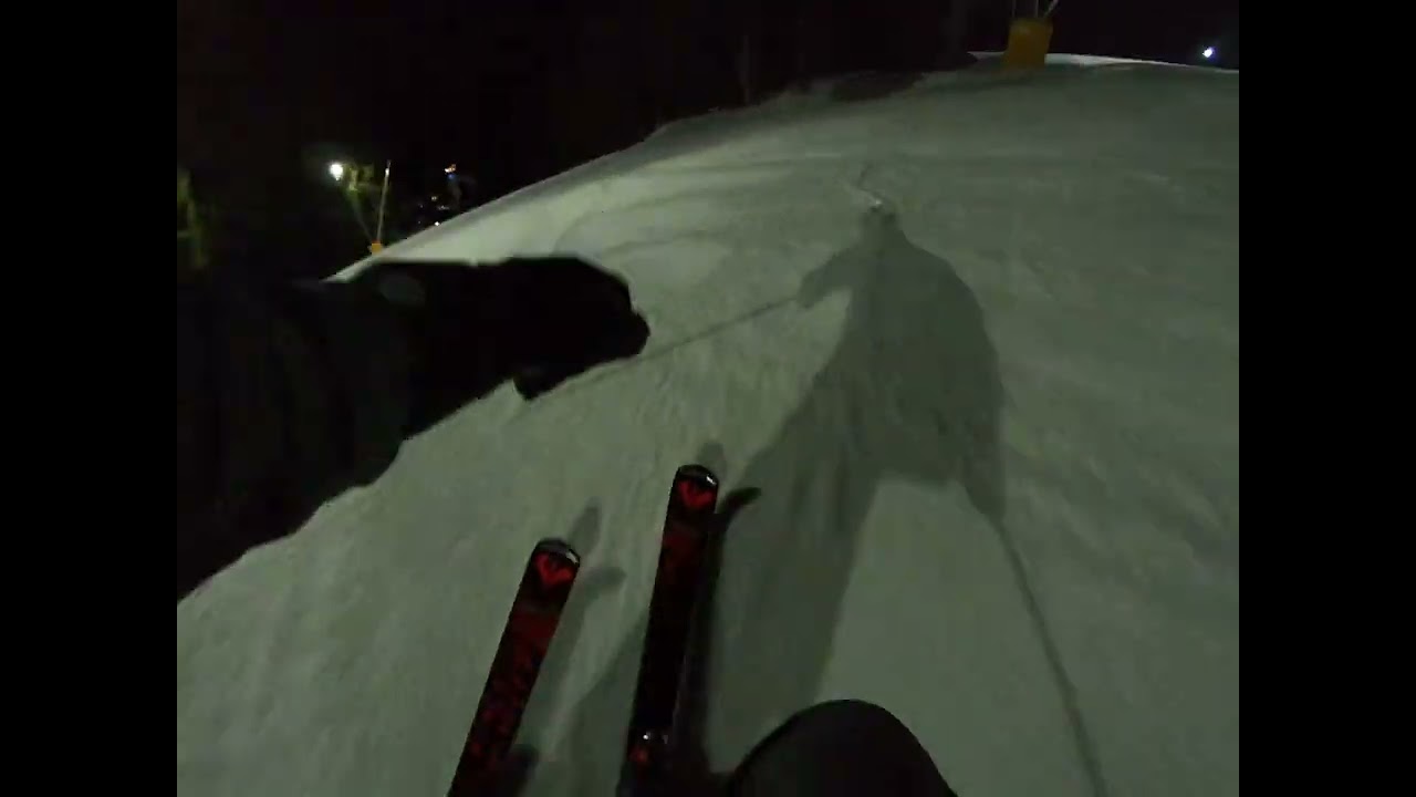 Night skiing in Borovets