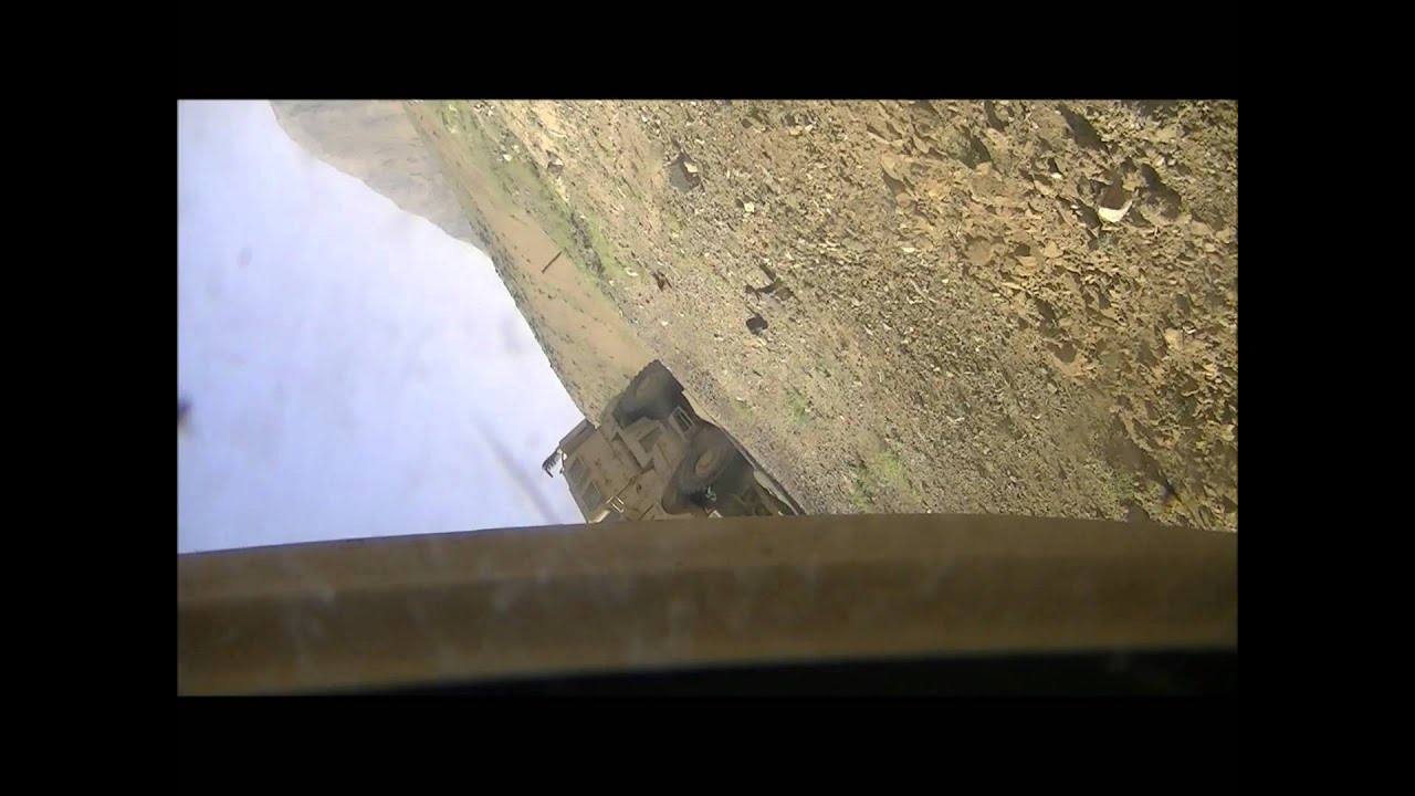 IED EXPLOSION FLIPS MRAP IN AFGHANISTAN - FAILED ATTACK