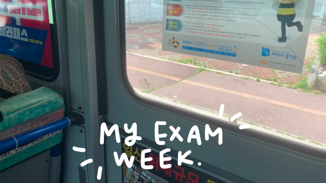 Exam Week as a Korean Student 🇰🇷 | VLOG