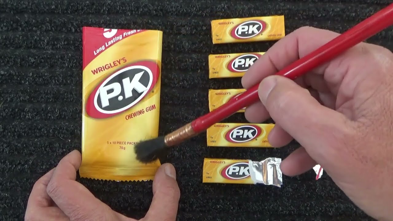 ASMR - PK Chewing Gum - Australian Accent - Chewing Gum, Discussing in a Quiet Whisper & Crinkles
