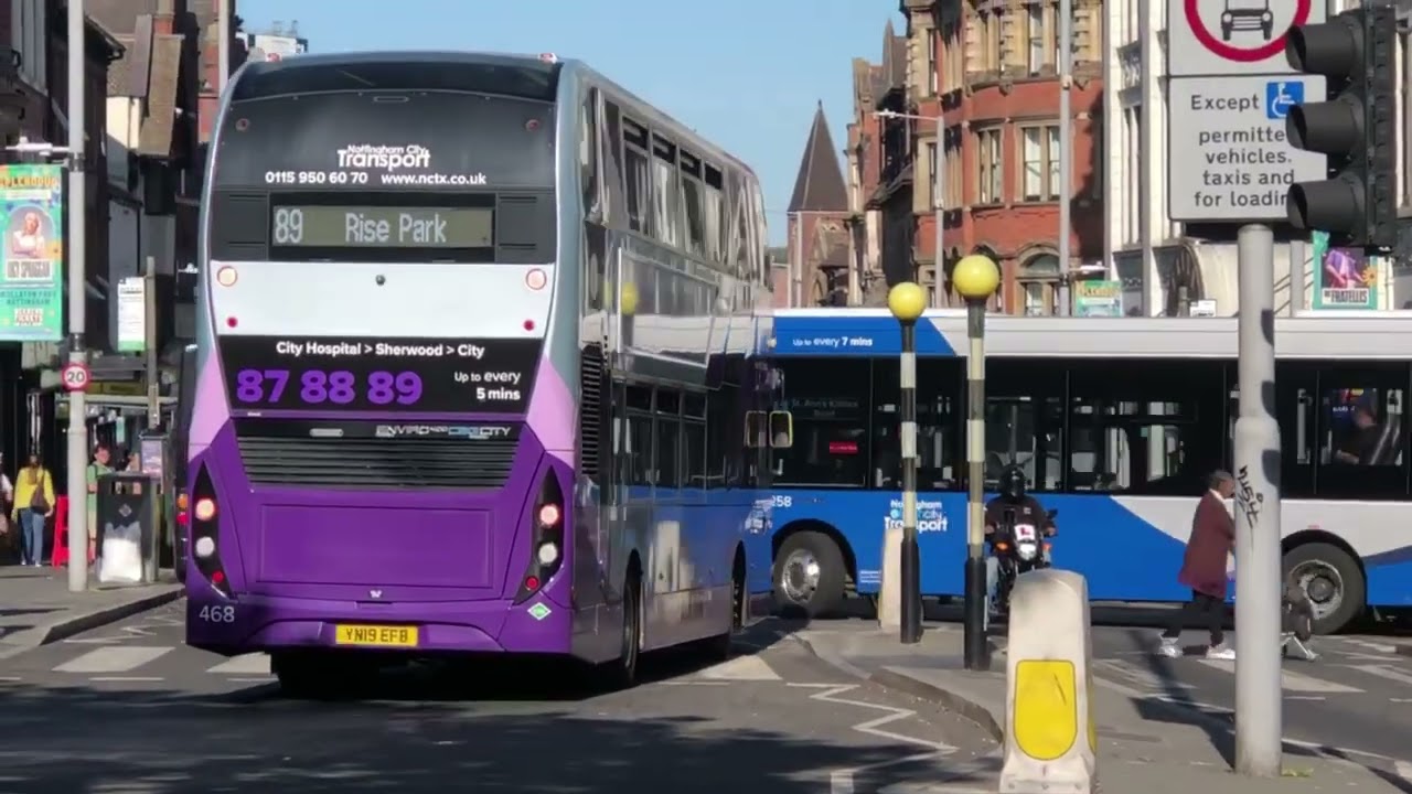 Buses & Trams in Nottingham July 2025
