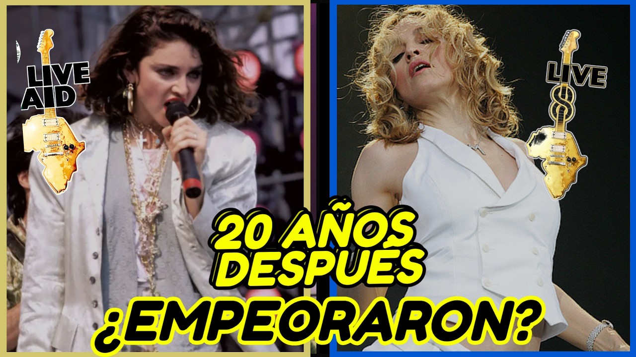 LIVE AID vs LIVE 8: ARTISTAS QUE REPITIERON 