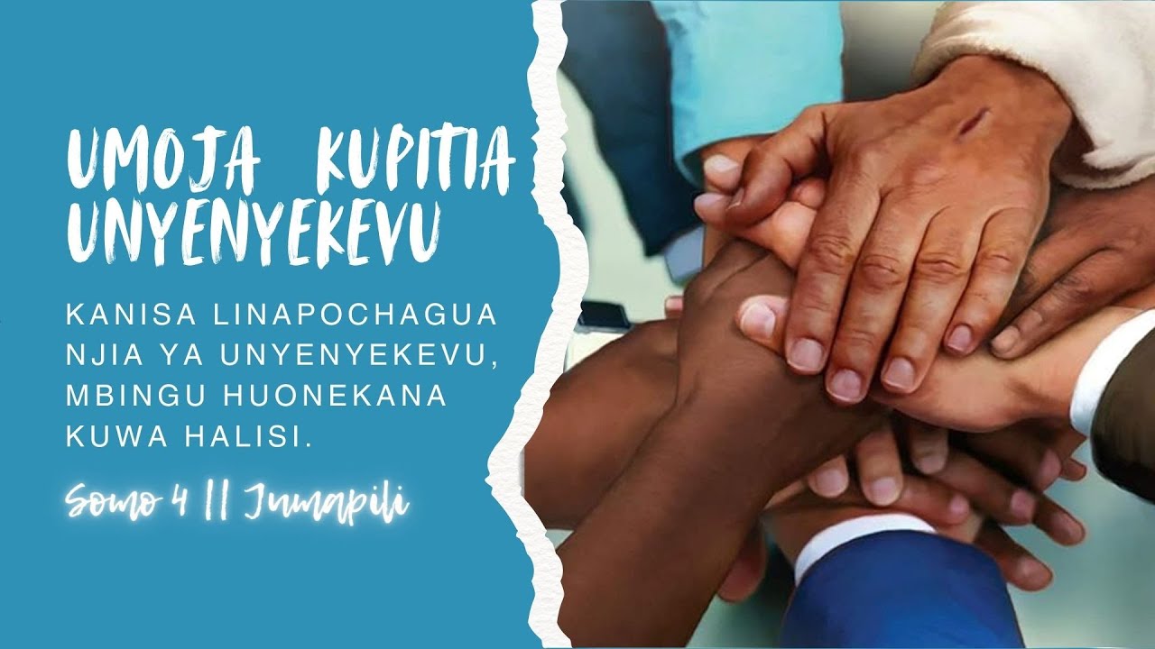 Umoja Kupitia Unyenyekevu: Wafilipi 2:2-5 | Januari 18, 2026