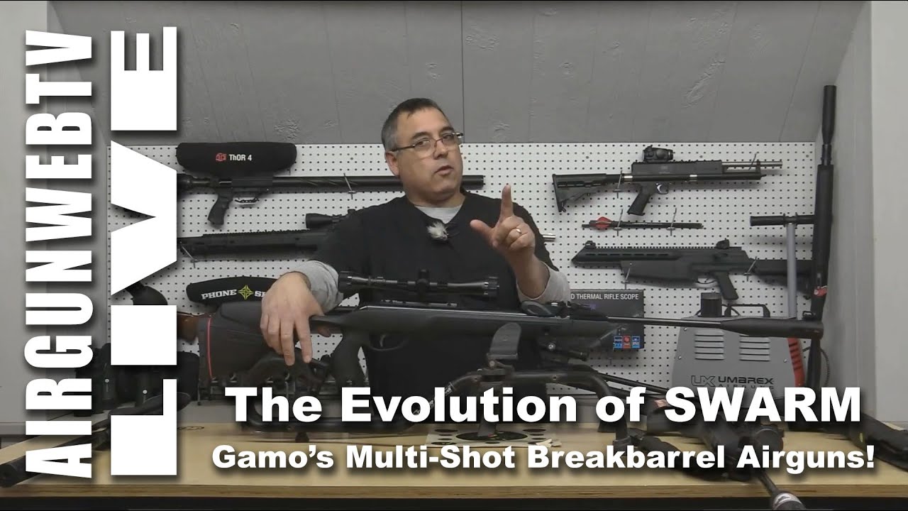 AIRGUNWEBTV LIVE! - The Evolution of SWARM - Gamo USA Multi-Shot Breakbarrel System