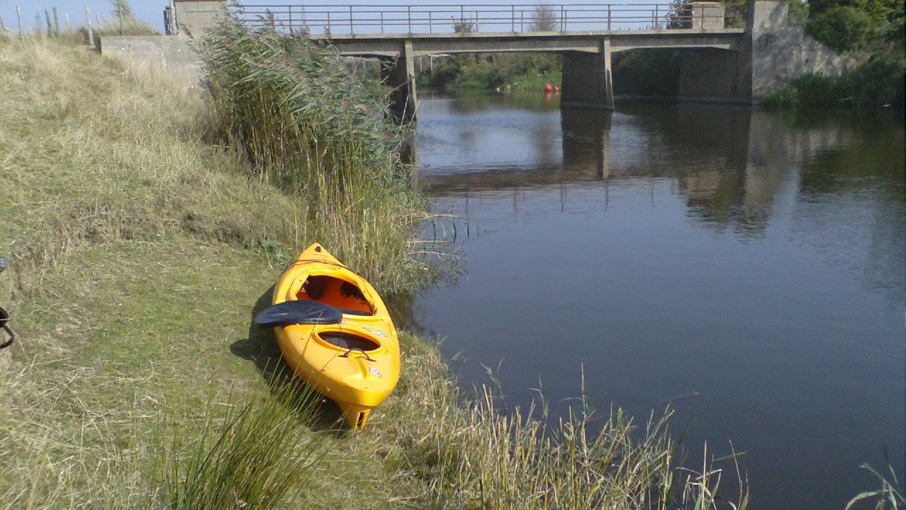 Old Man In A Kayak - River Rother - Scots Float Lock - Blackwell Bridge