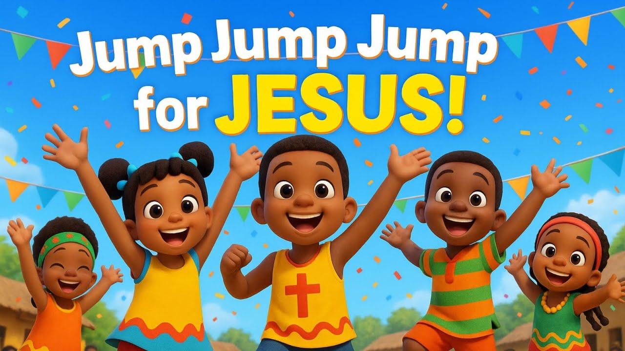 Fun Afrobeat Kids Praise and Worship Song  Jump Jump Jump for Jesus!”    Kids Gospel Music