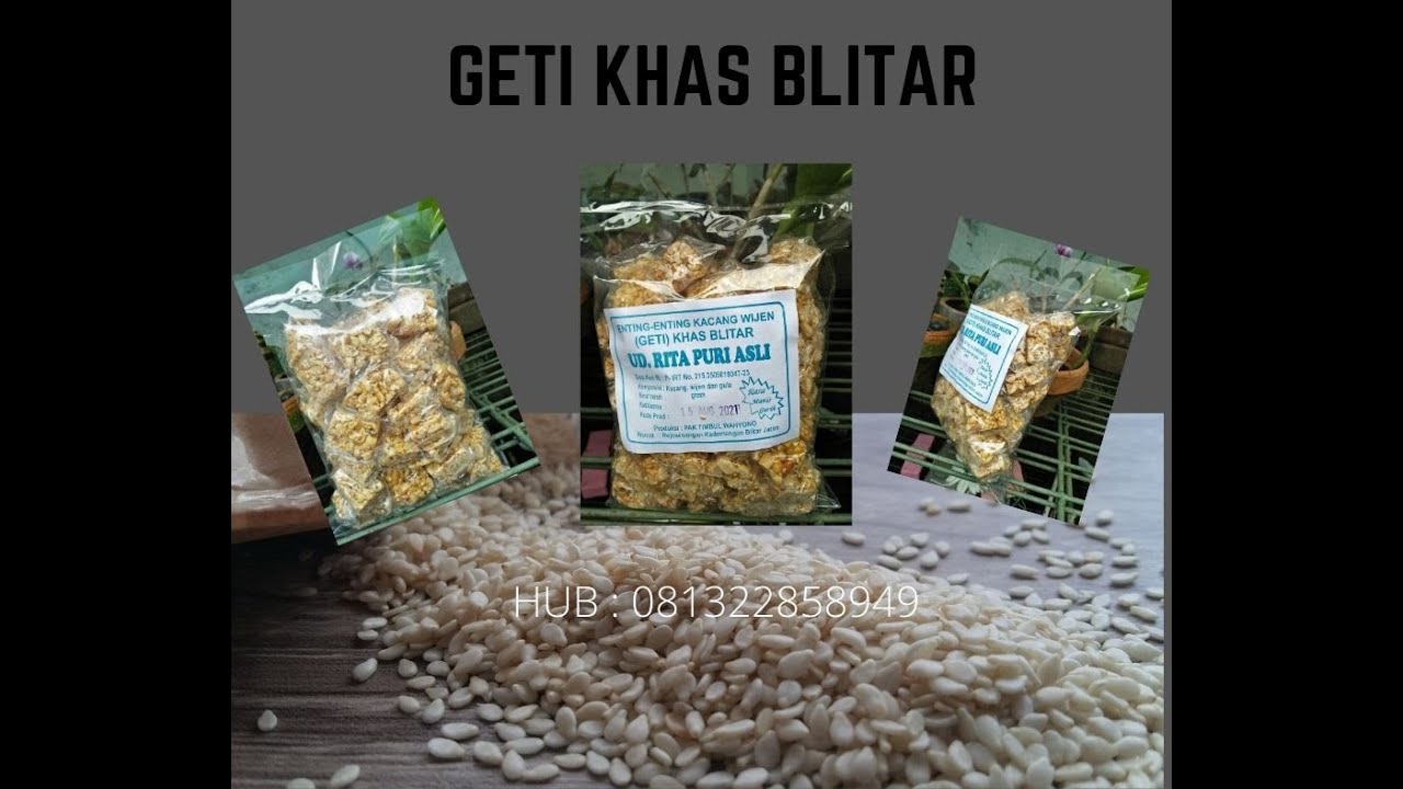 WA : 0813229858949   Geti Khas Blitar.. Manis, Gurih, dan Lezat