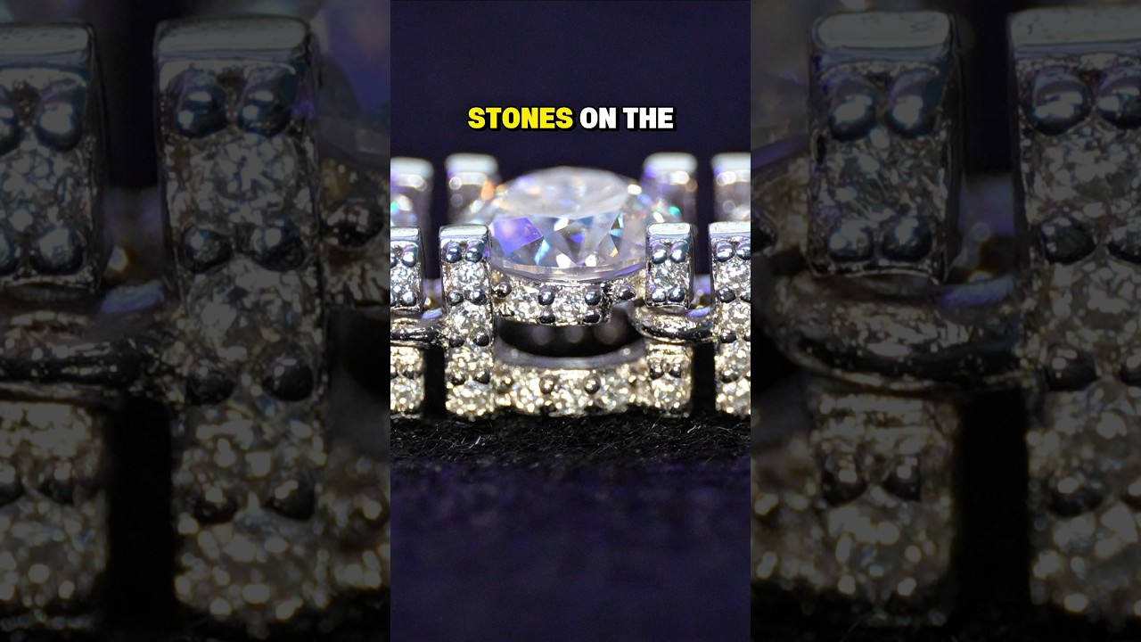 Увеличенный обзор теннисной цепочки ICEGIANT из муассанита толщиной 5 мм! Вам нравится такой стил...