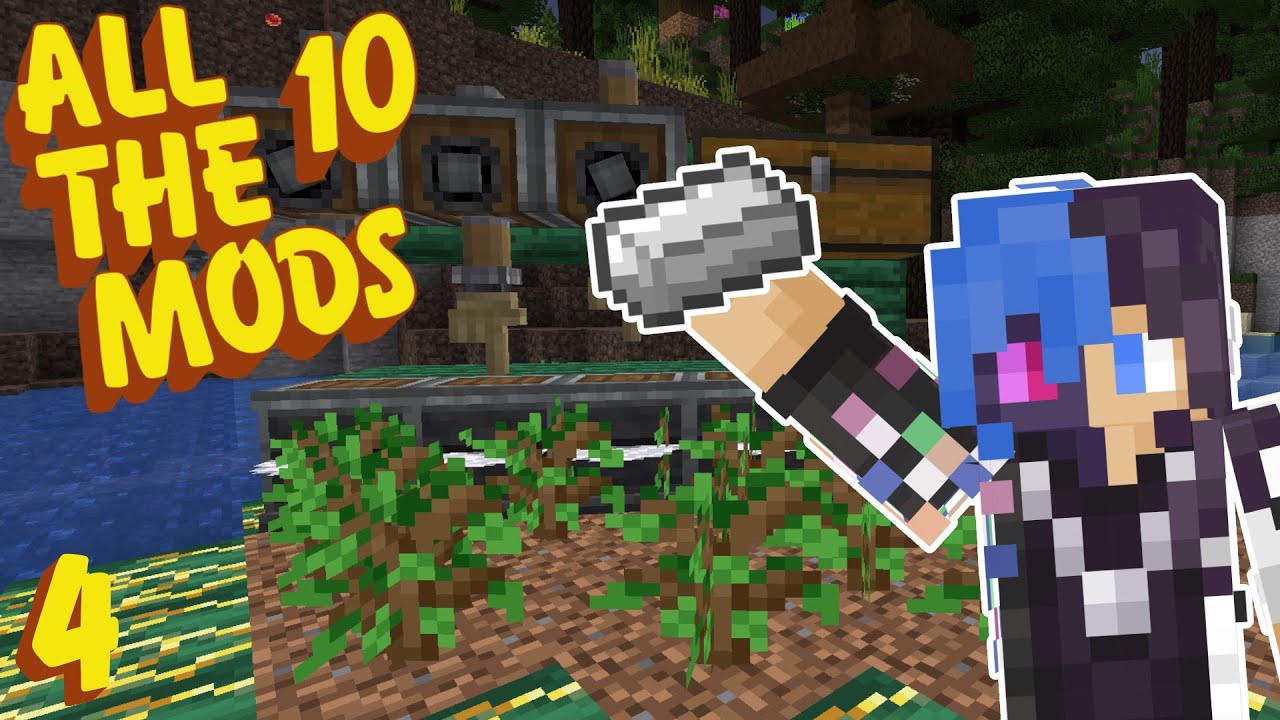 БЕСКОНЕЧНЫЕ ФЕРМЫ ЖЕЛЕЗА И ДЕРЕВА! - All The Mods 10 | EP.4