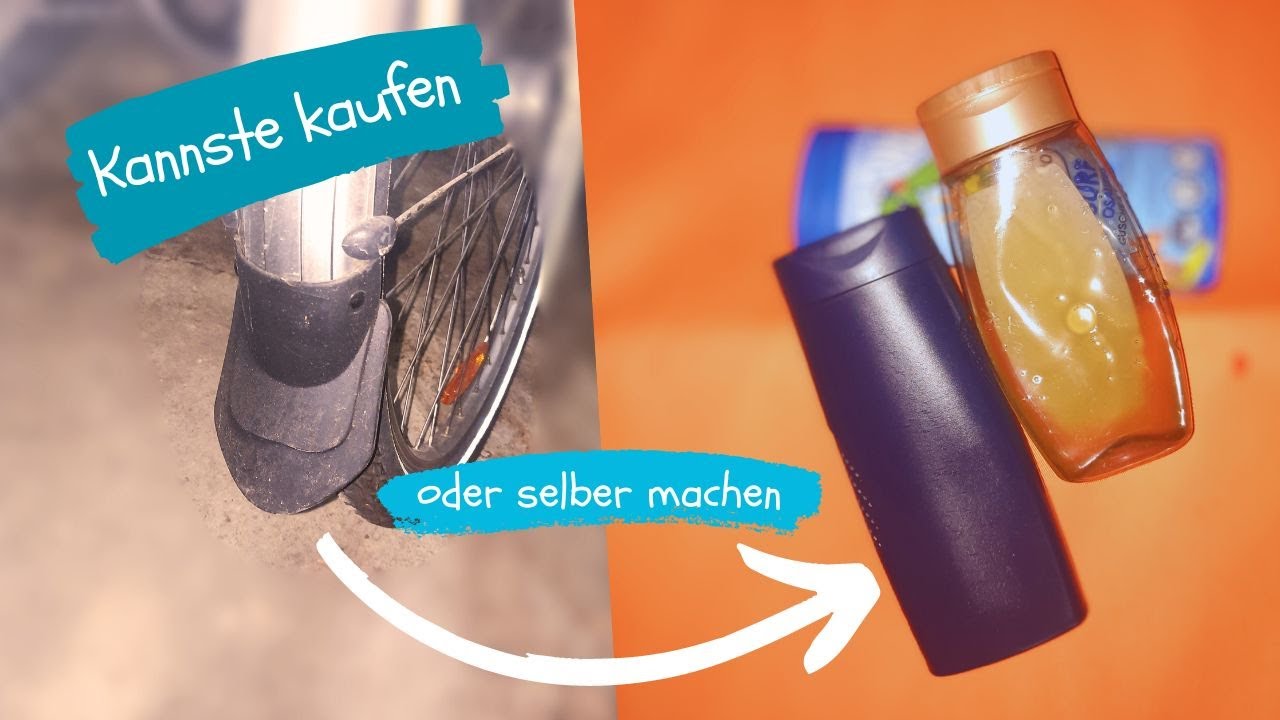 Selbermachen statt kaufen - Spritzschutz f&uuml;r das Schutzblech