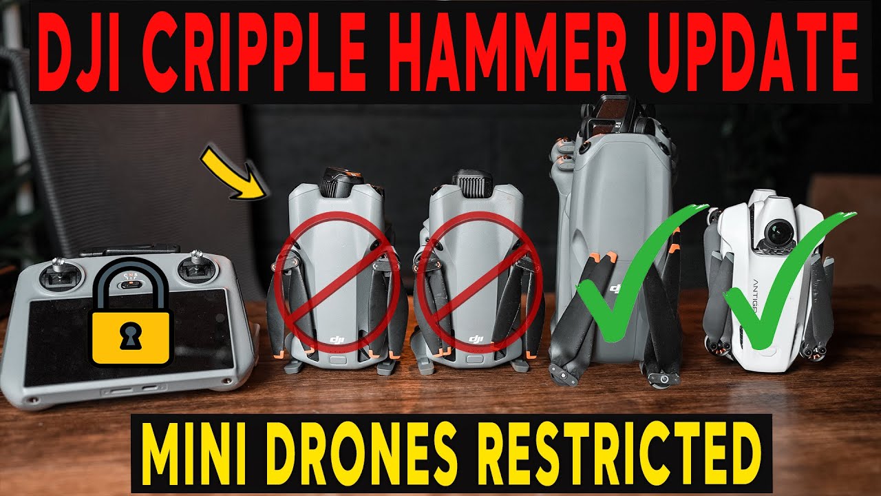 СКРЫТОЕ ОБНОВЛЕНИЕ DJI FLY - Использование мини-дронов запрещено! 🚫