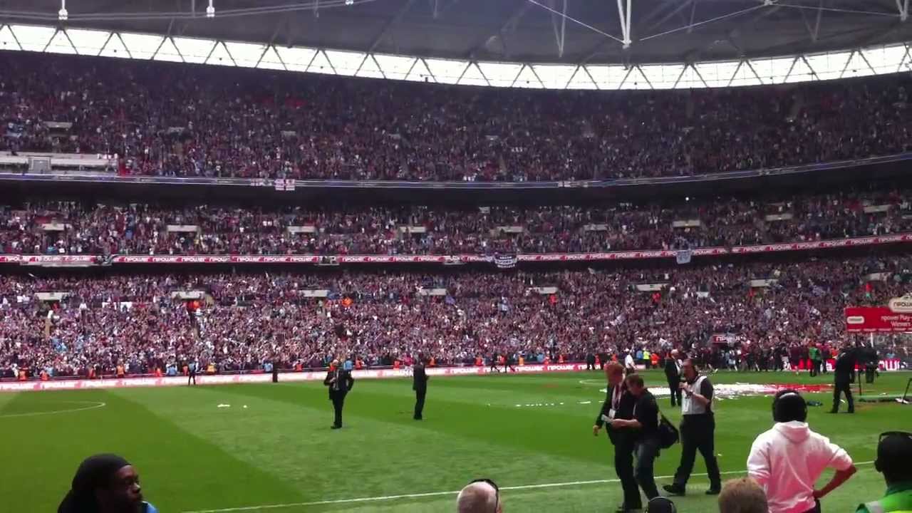 West Ham United at Wembley 2012 Post Match Celebrations