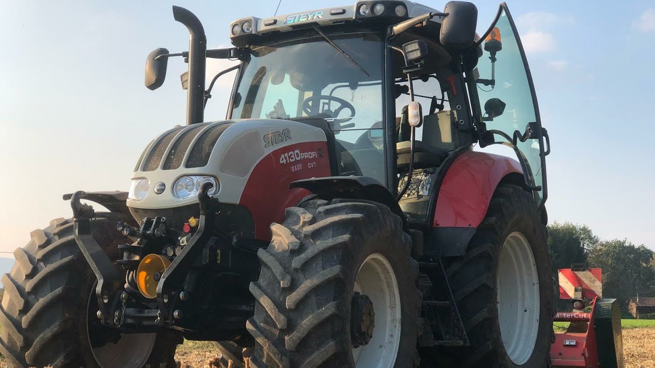 Mulchen 2018 | Steyr Profi CVT | Vogel & Noot