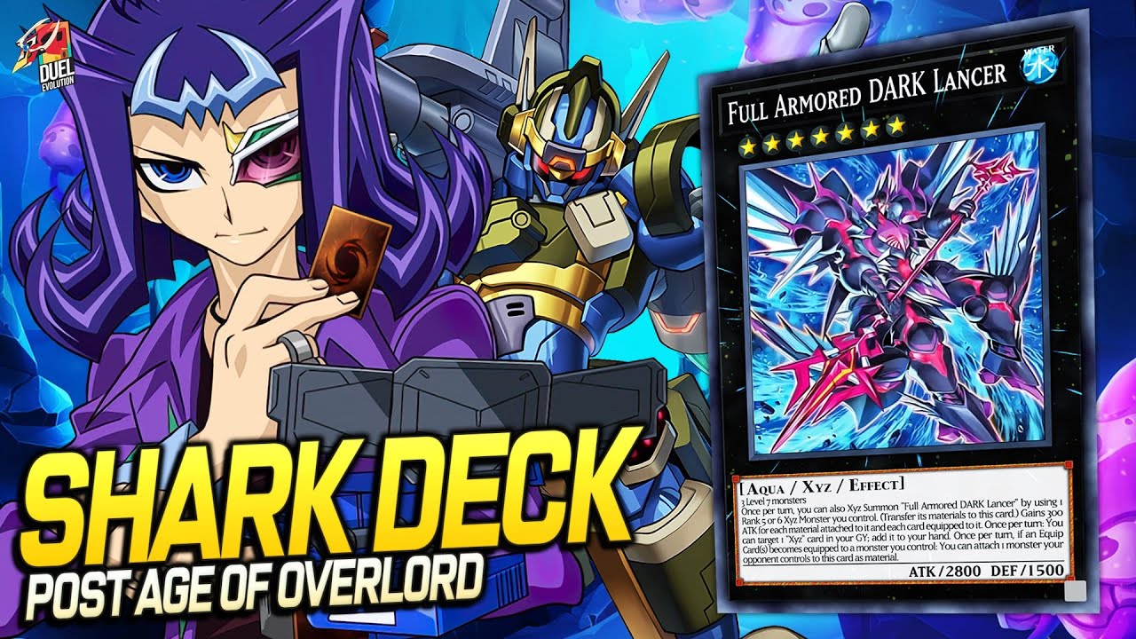 Shark Deck Post Age of Overlord |EDOPRO| Replays 🎮 + Decklist ✔️
