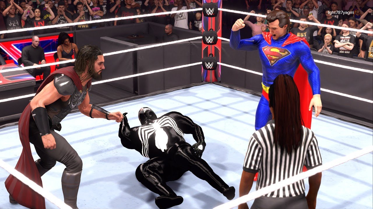 246. thor vs venom  super man superhero wwe,Best Marvel's Avengers Tag Teams | Elimination Match